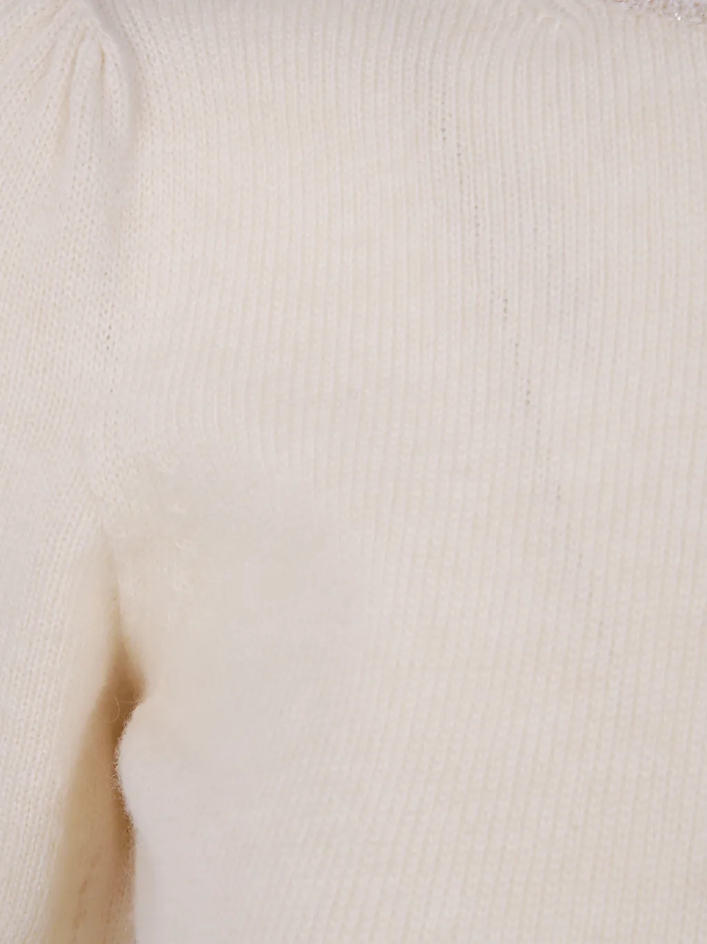 Puff-Sleeve Wool Sweater