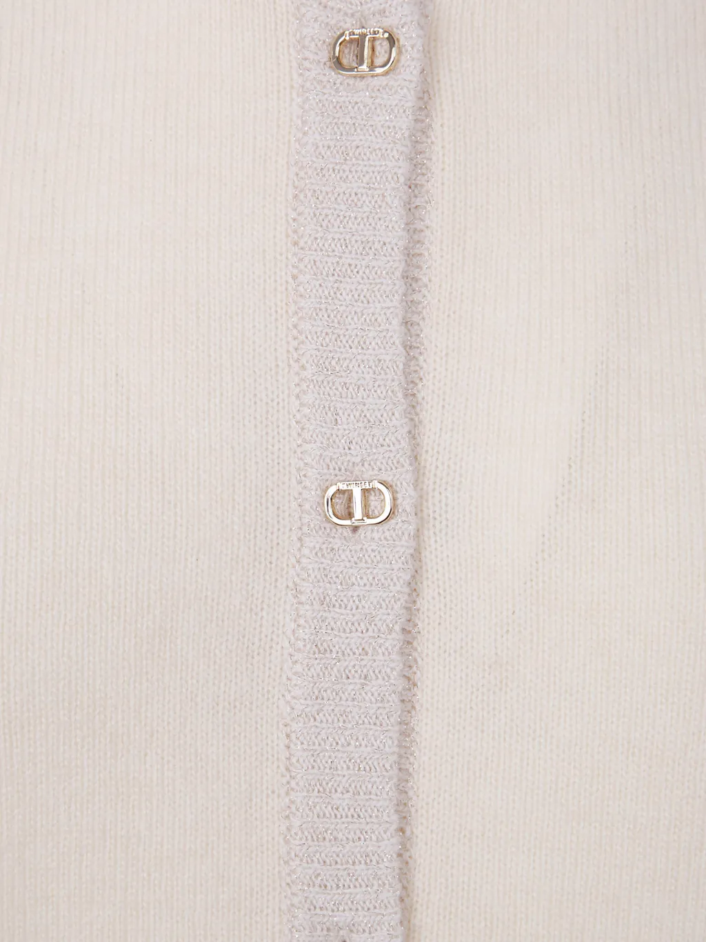 Puff-Sleeve Button Cardigan