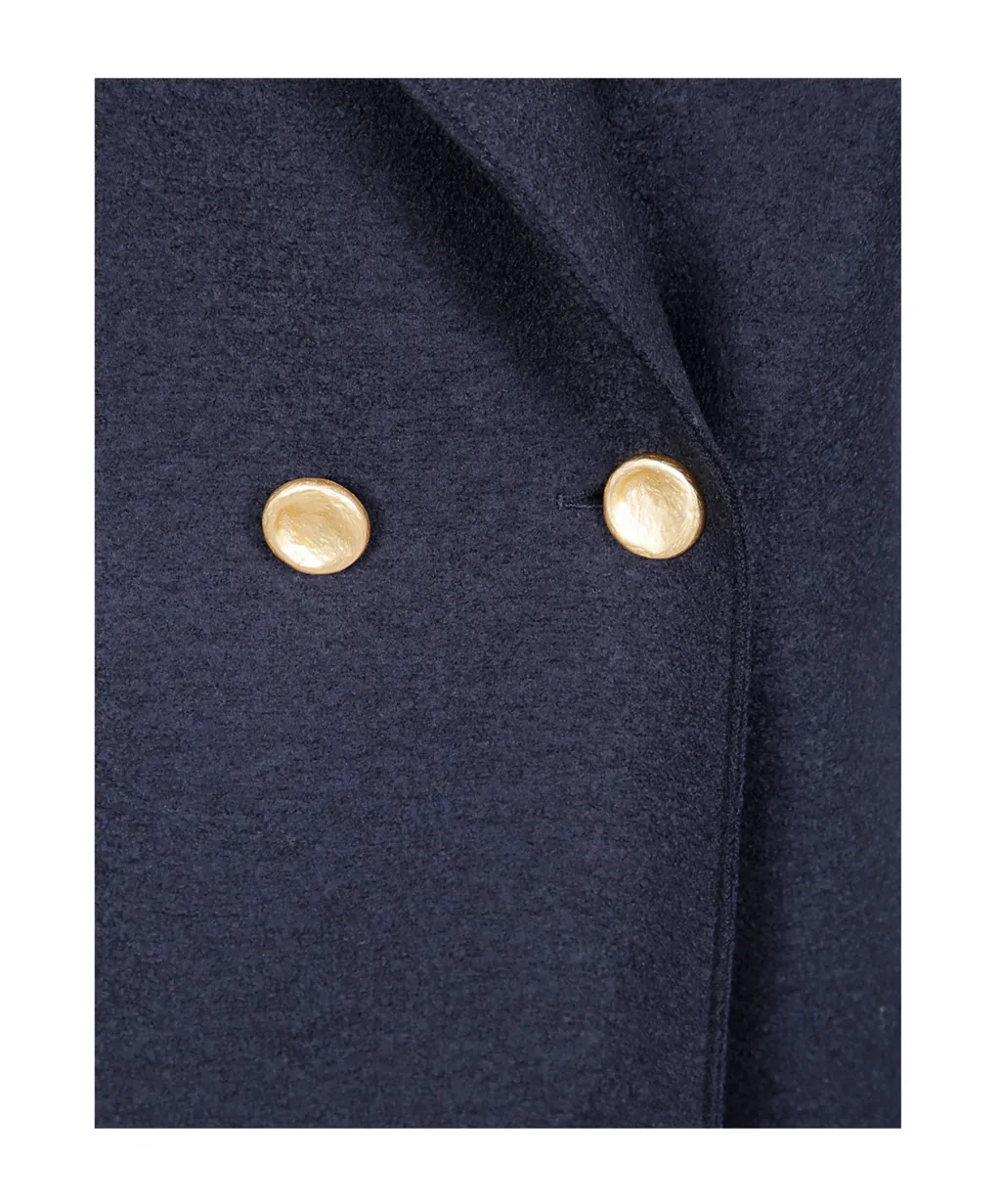 Double-Breasted Wool Coat
