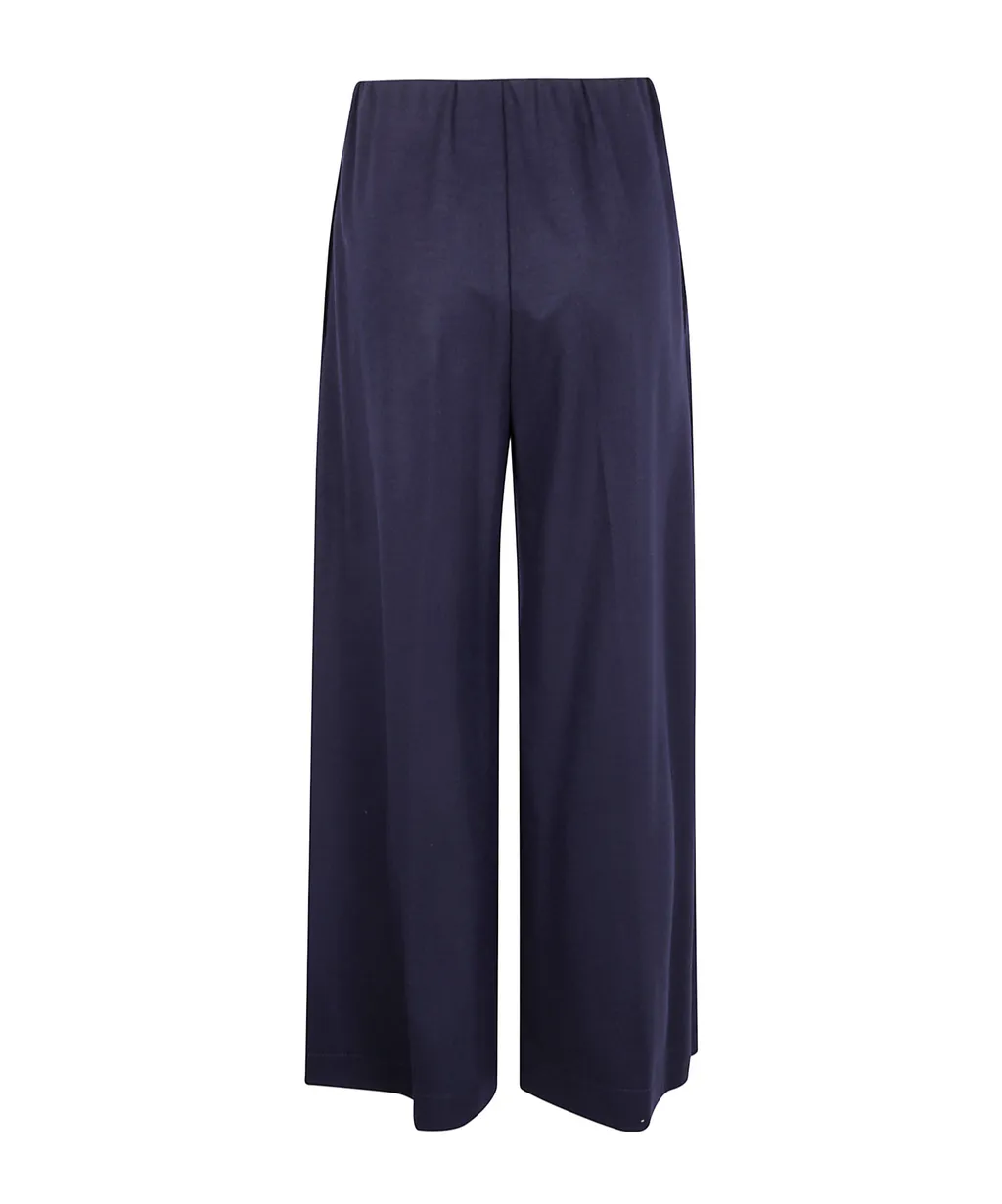 Wide-Leg Wool Trousers