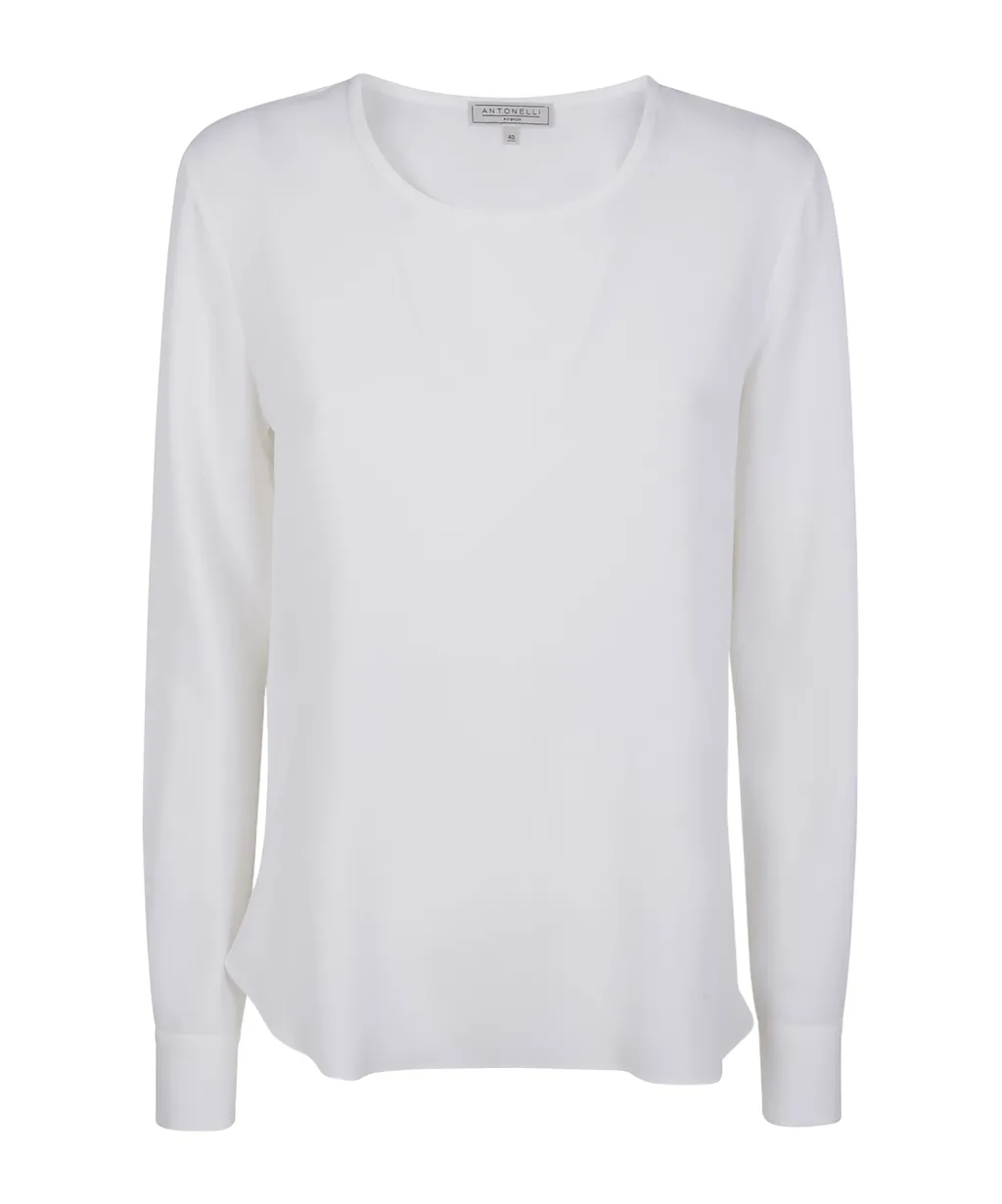Antonelli Amburgo Silk-Blend Top