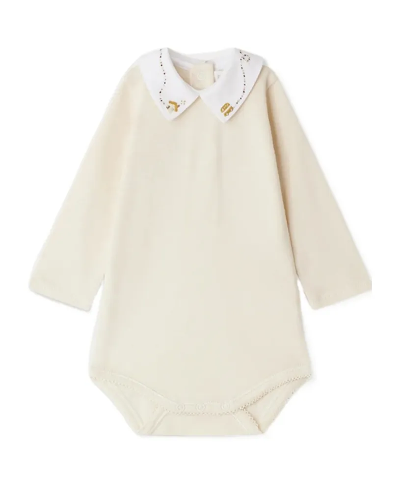Embroidered-Collar Body