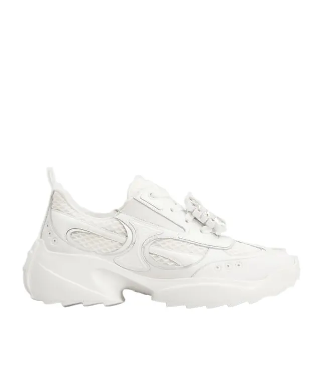 Viv' On The Run Sneakers In Leather And Fabric