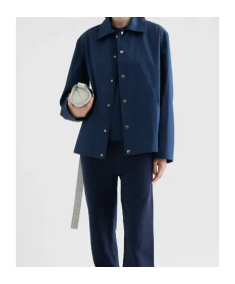Press-Stud Shirt Jacket