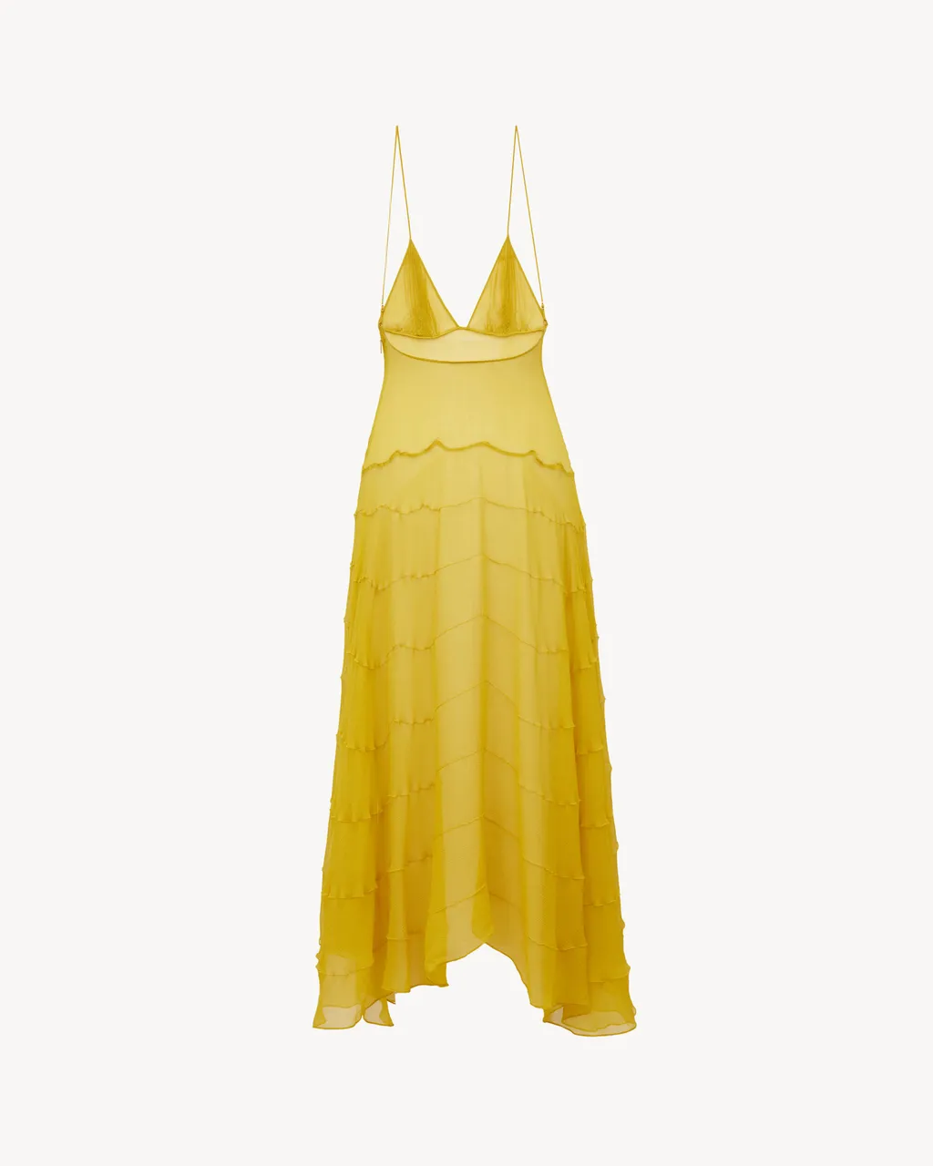 Saint Laurent V-Neck Sleeveless Dress