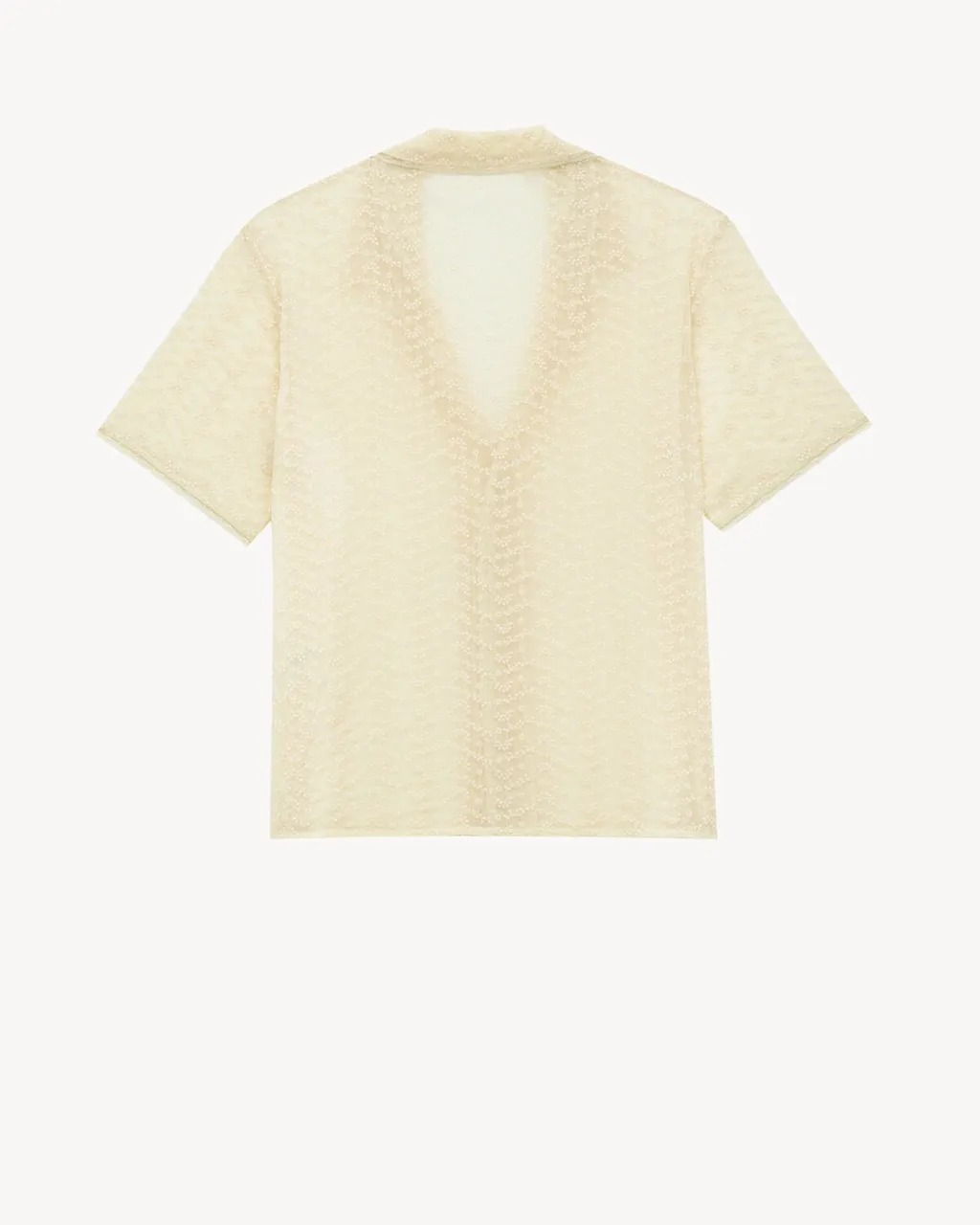 Saint Laurent Two-Piece Short-Sleeved Pajama Set