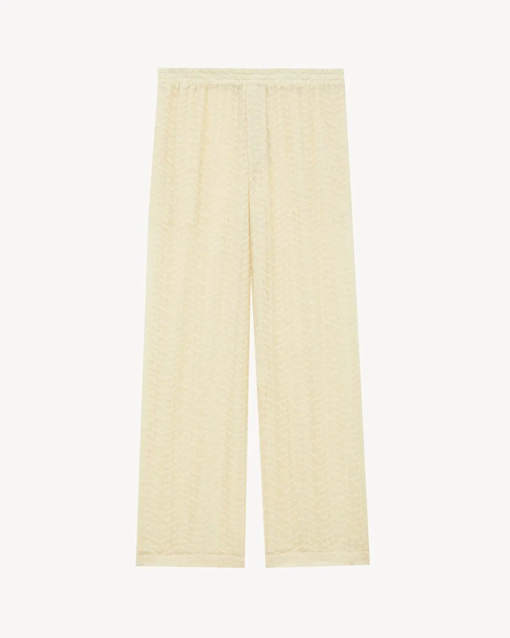 Saint Laurent Two-Piece Short-Sleeved Pajama Set