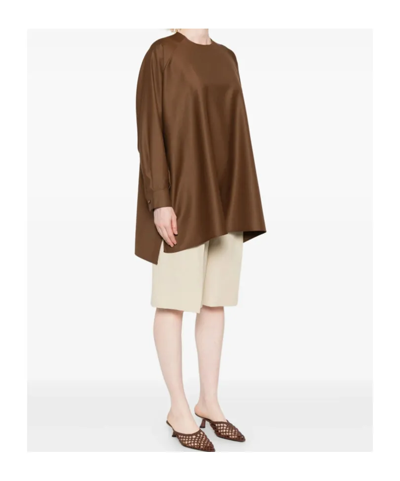 Layered Round-Neck Mini Dress