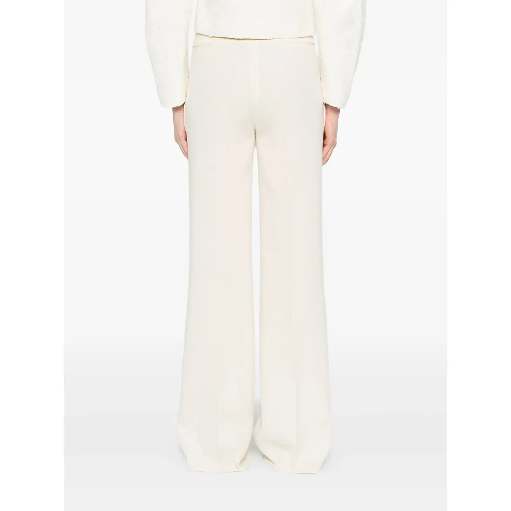 Wool Straight-Leg Trousers