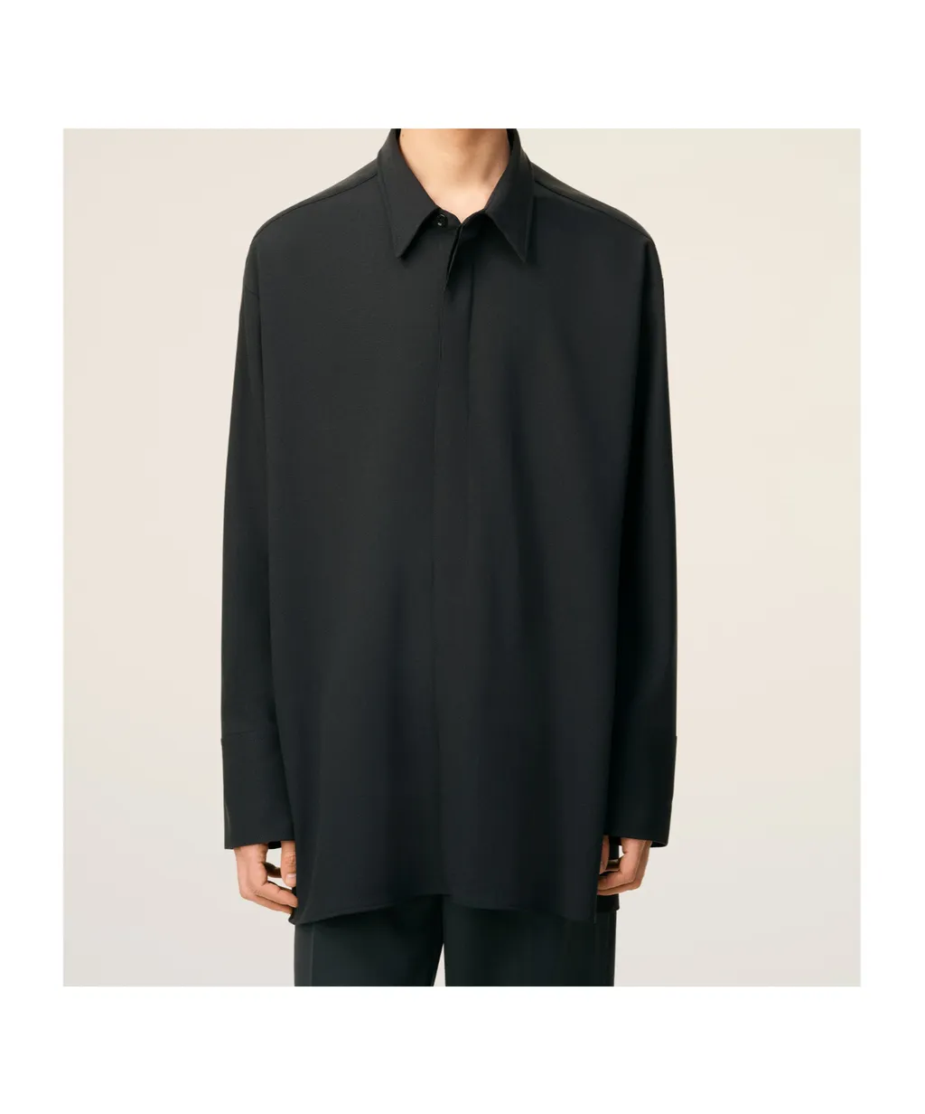Wool Long Shirt