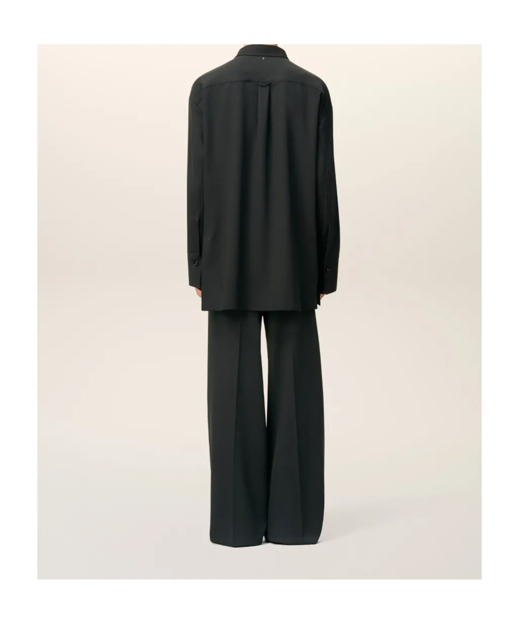 Wool Long Shirt