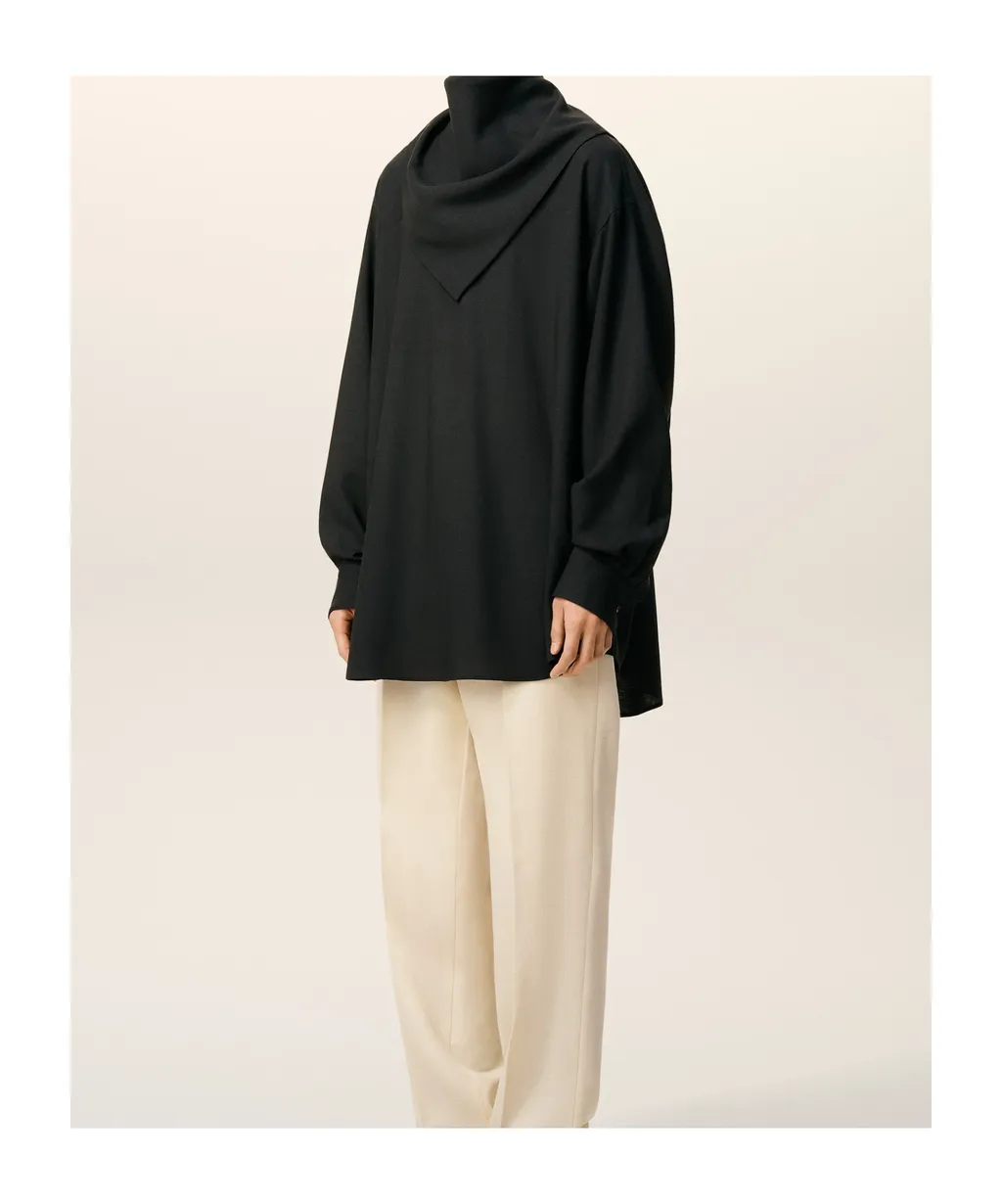 Wool Long-Sleeved Shirt