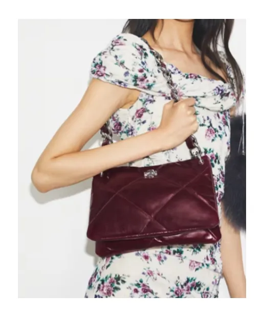 Quilted Chain-Strap Shoulder Bag