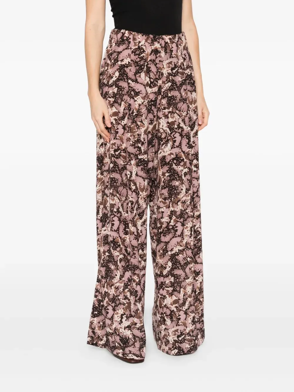 Patterned Casual Pants