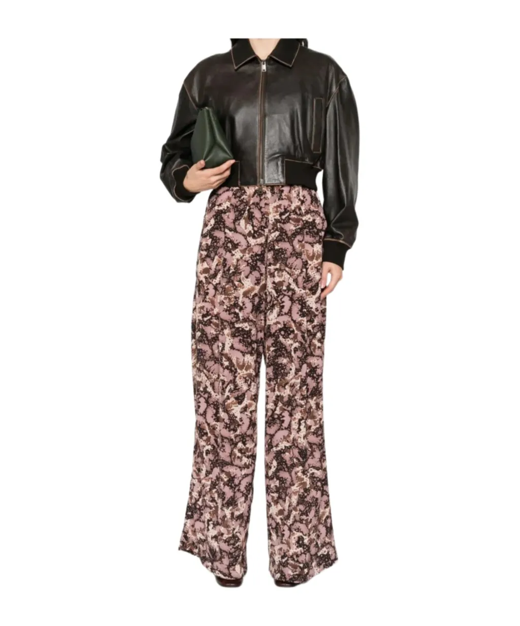 Patterned Casual Pants