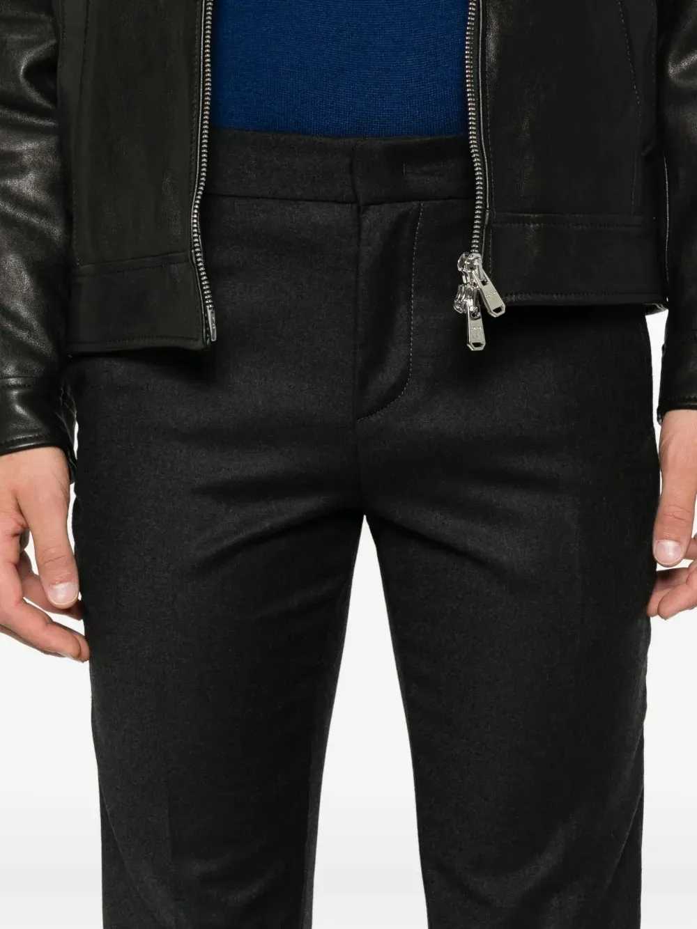 Wool-Blend Trousers