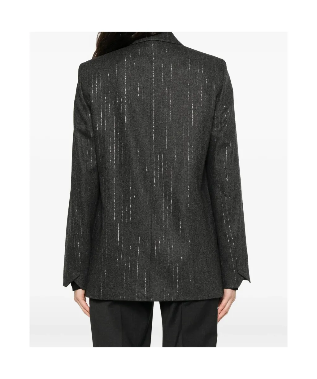 Long-Sleeved Suit Jacket