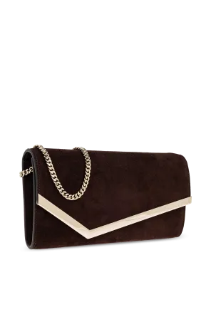Envelope Suede Clutch Bag