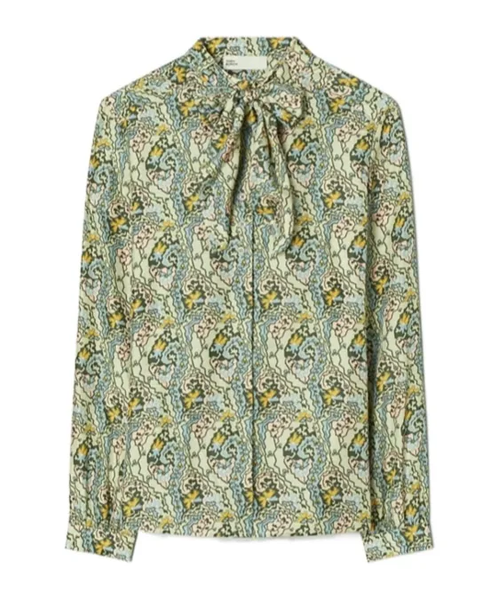 Silk Bow Blouse