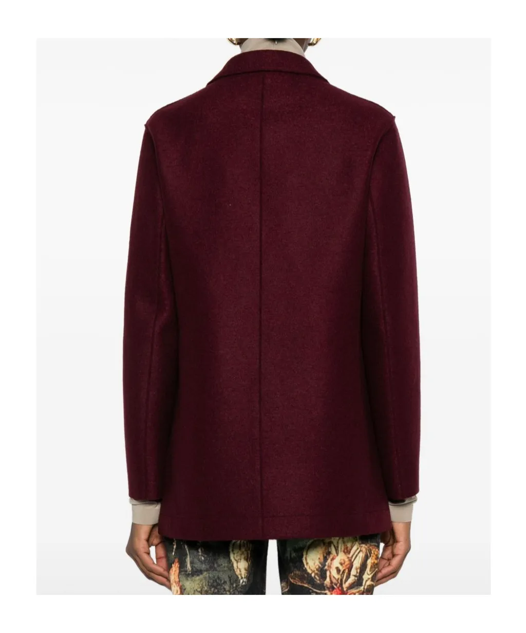 Double-Breasted Gold-Button Coat