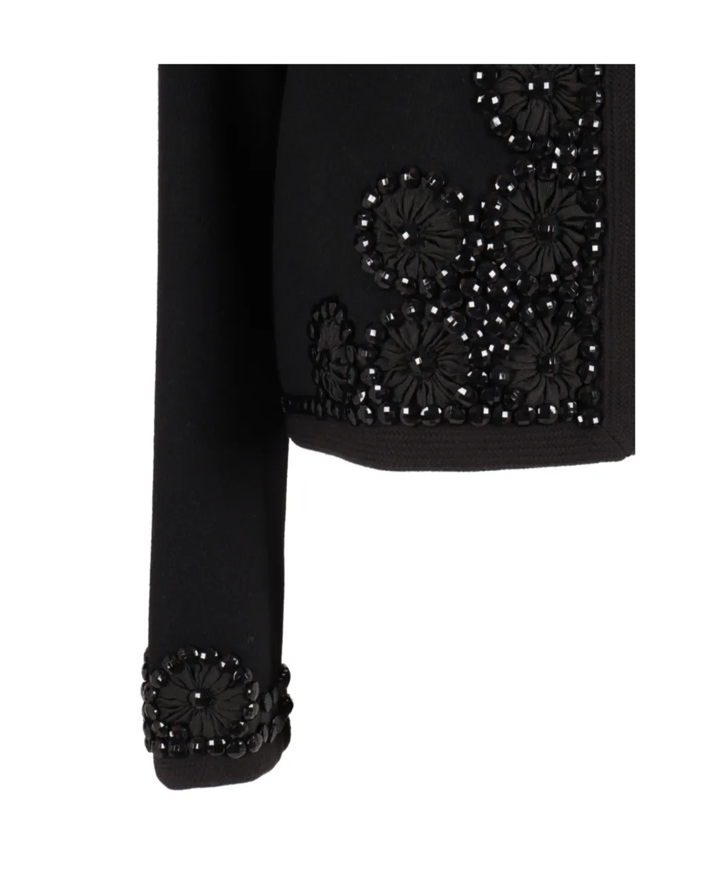 P.A.R.O.S.H. Bead-Embellished Cropped Jacket