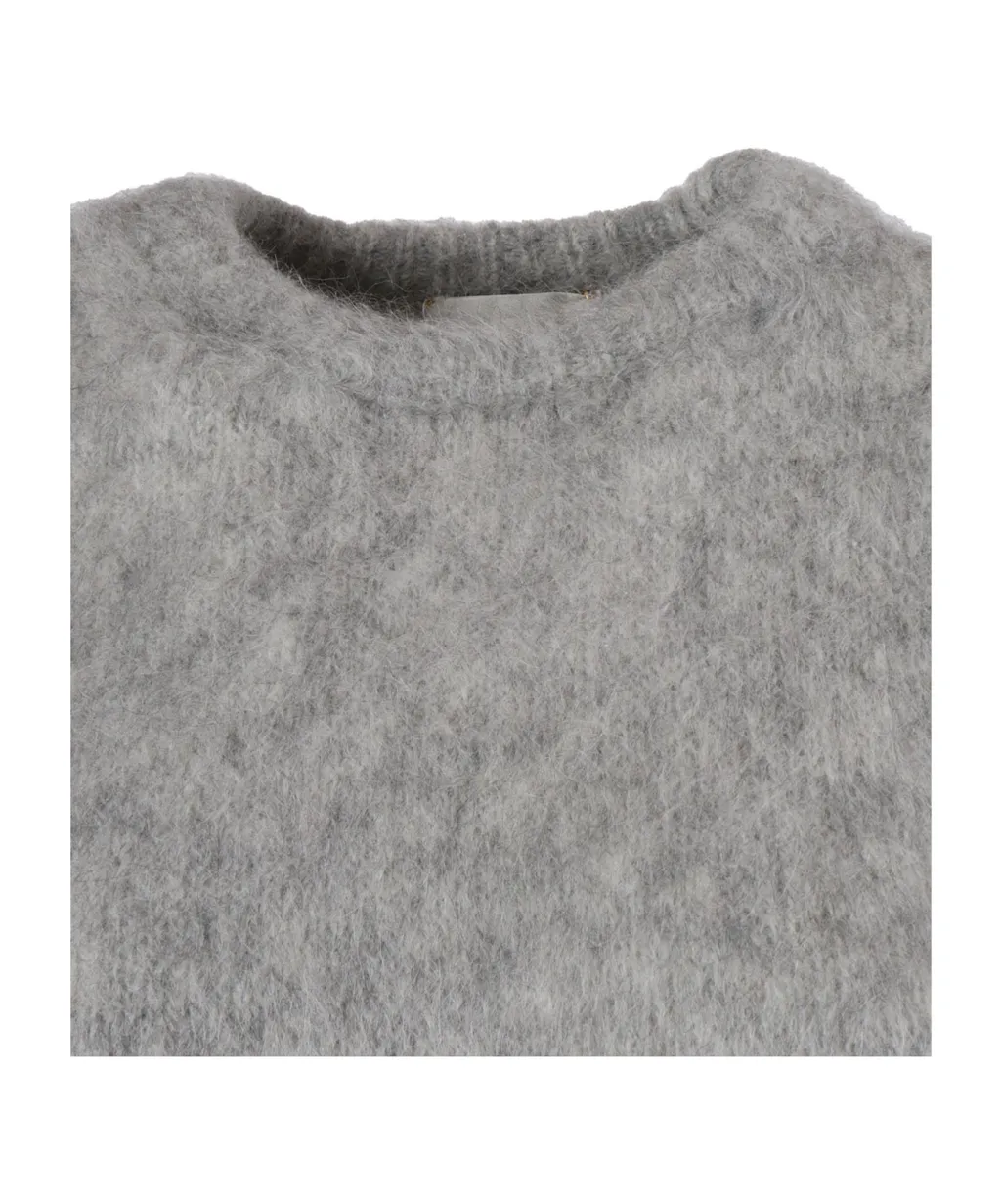 Forte Forte Sleeveless Cropped Knitted Tank Top