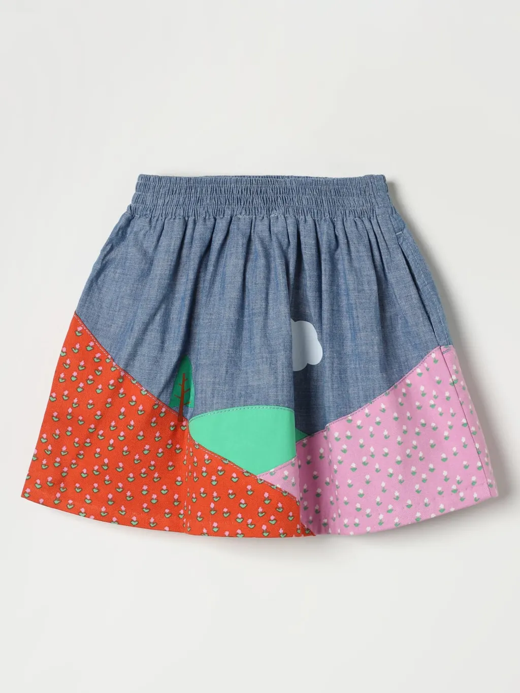 Elastic Waist Skirt
