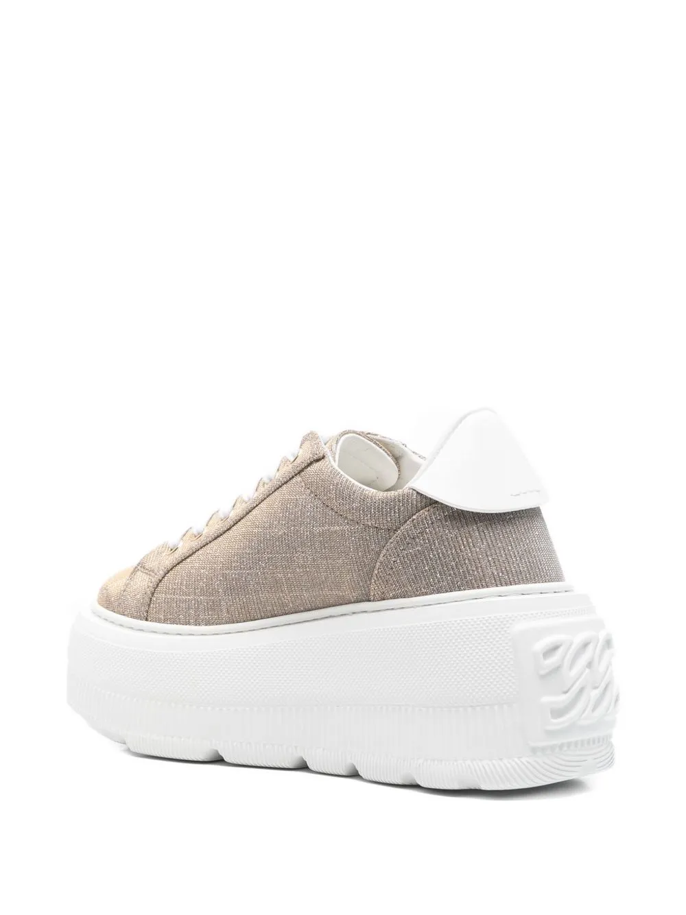 Platform Lace-Up Sneakers