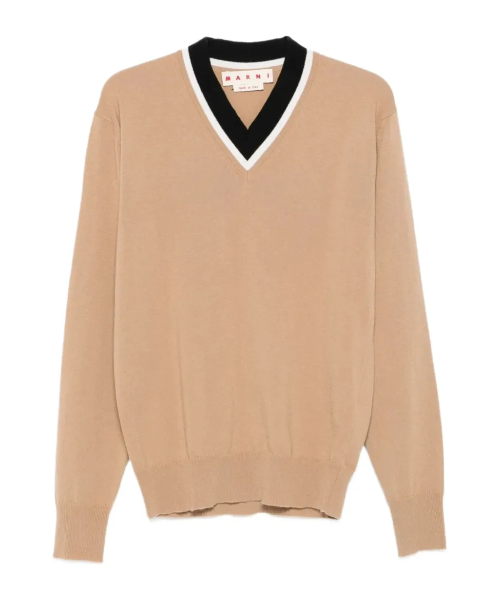 V-Neck Wool Sweater