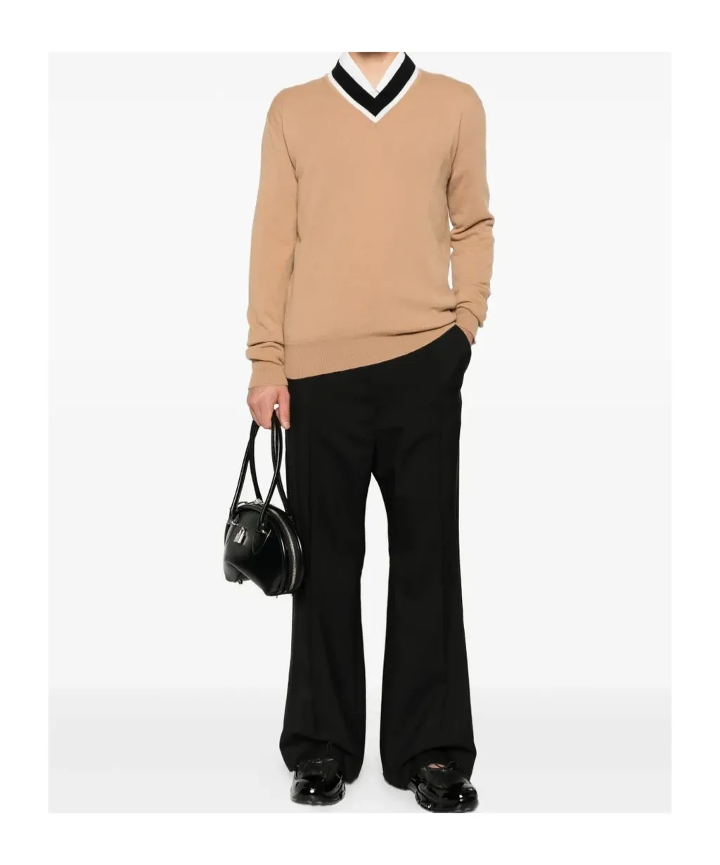 V-Neck Wool Sweater
