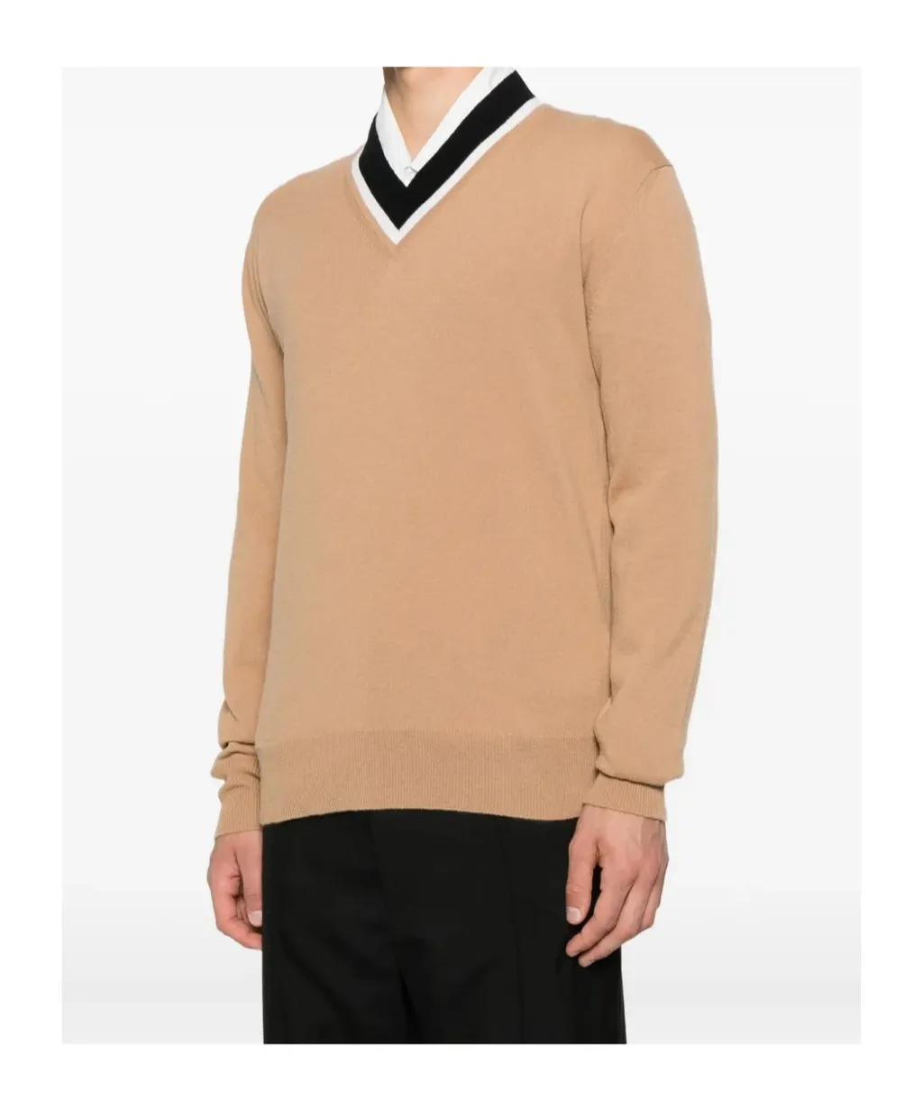 V-Neck Wool Sweater