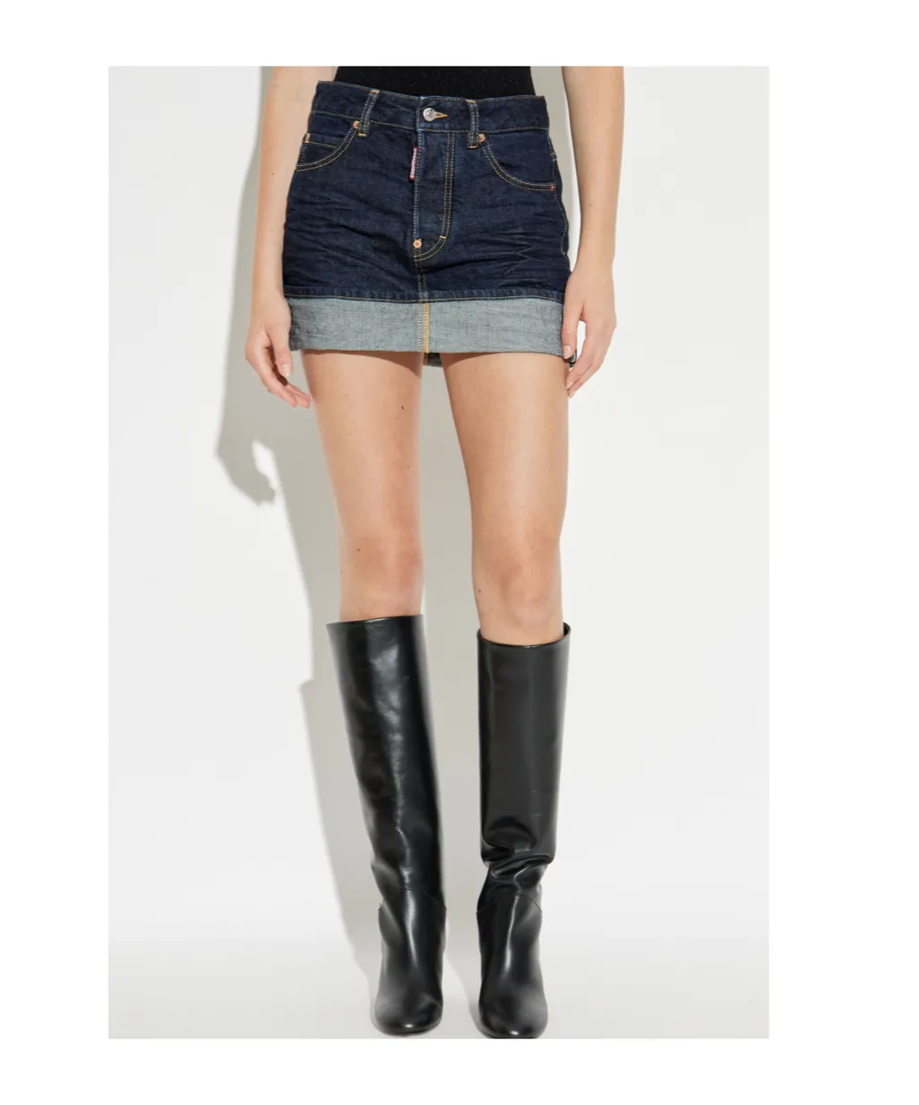 Dsquared2 Denim Mini Skirt