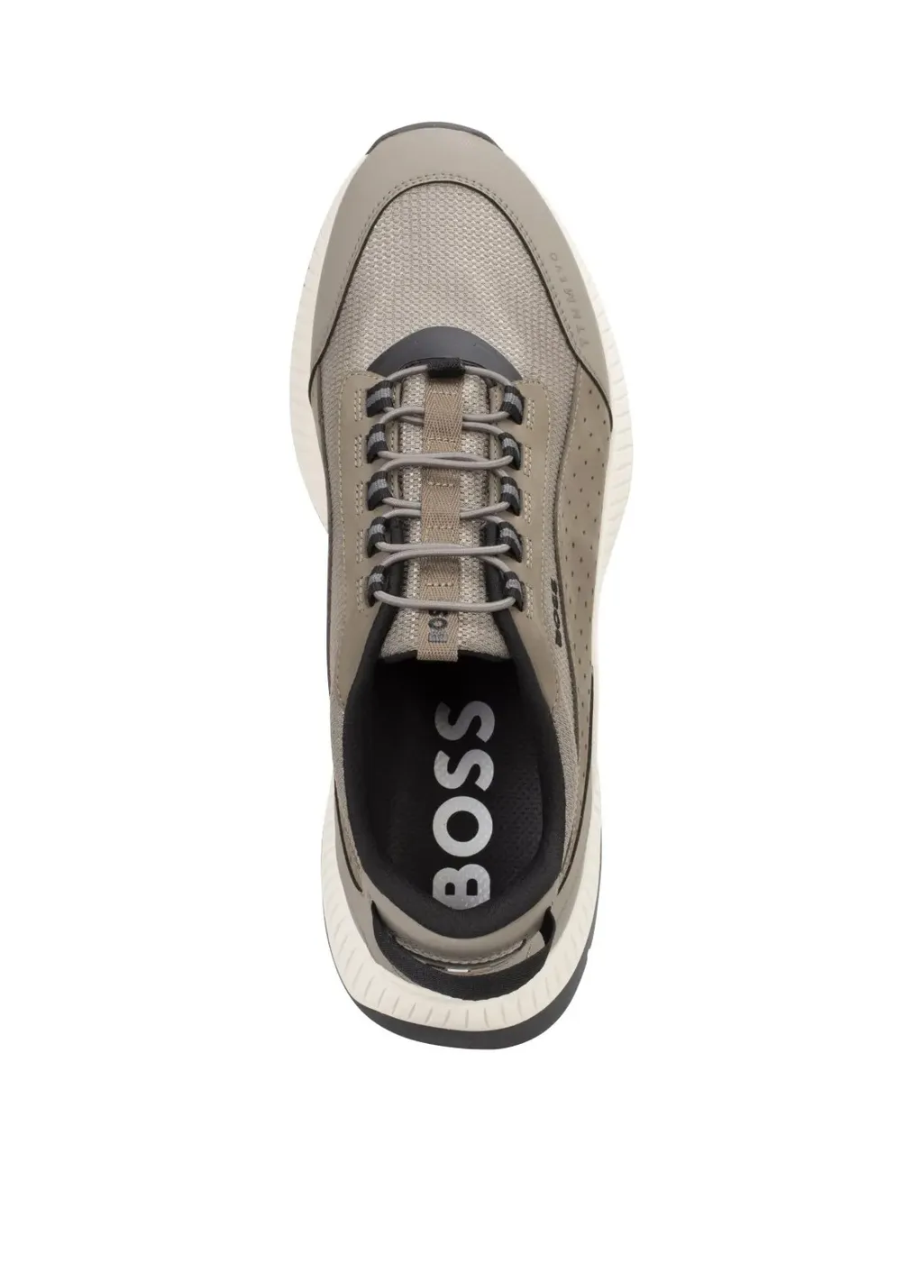 Perforated Lace-Up Sneakers