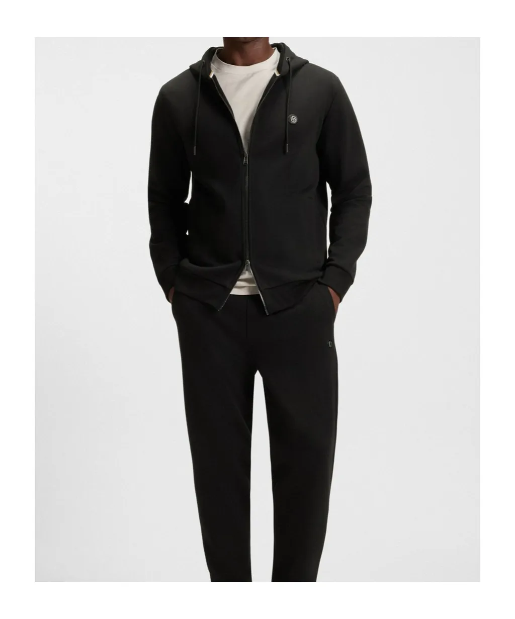 Boss Hugo Boss Logo Patch Zipped Hoodie