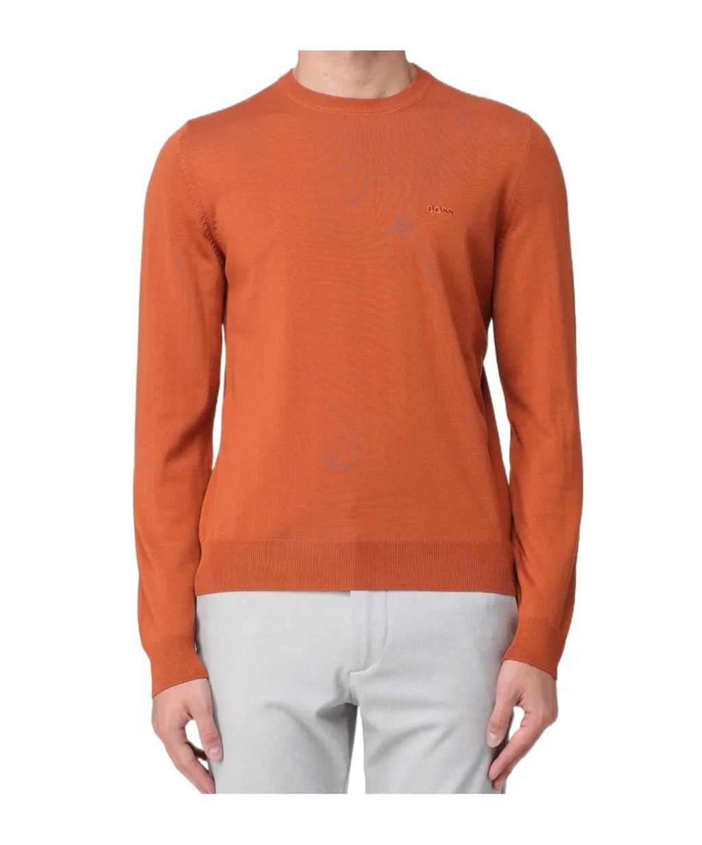 Boss Hugo Boss Logo Embroidered Crewneck Jumper