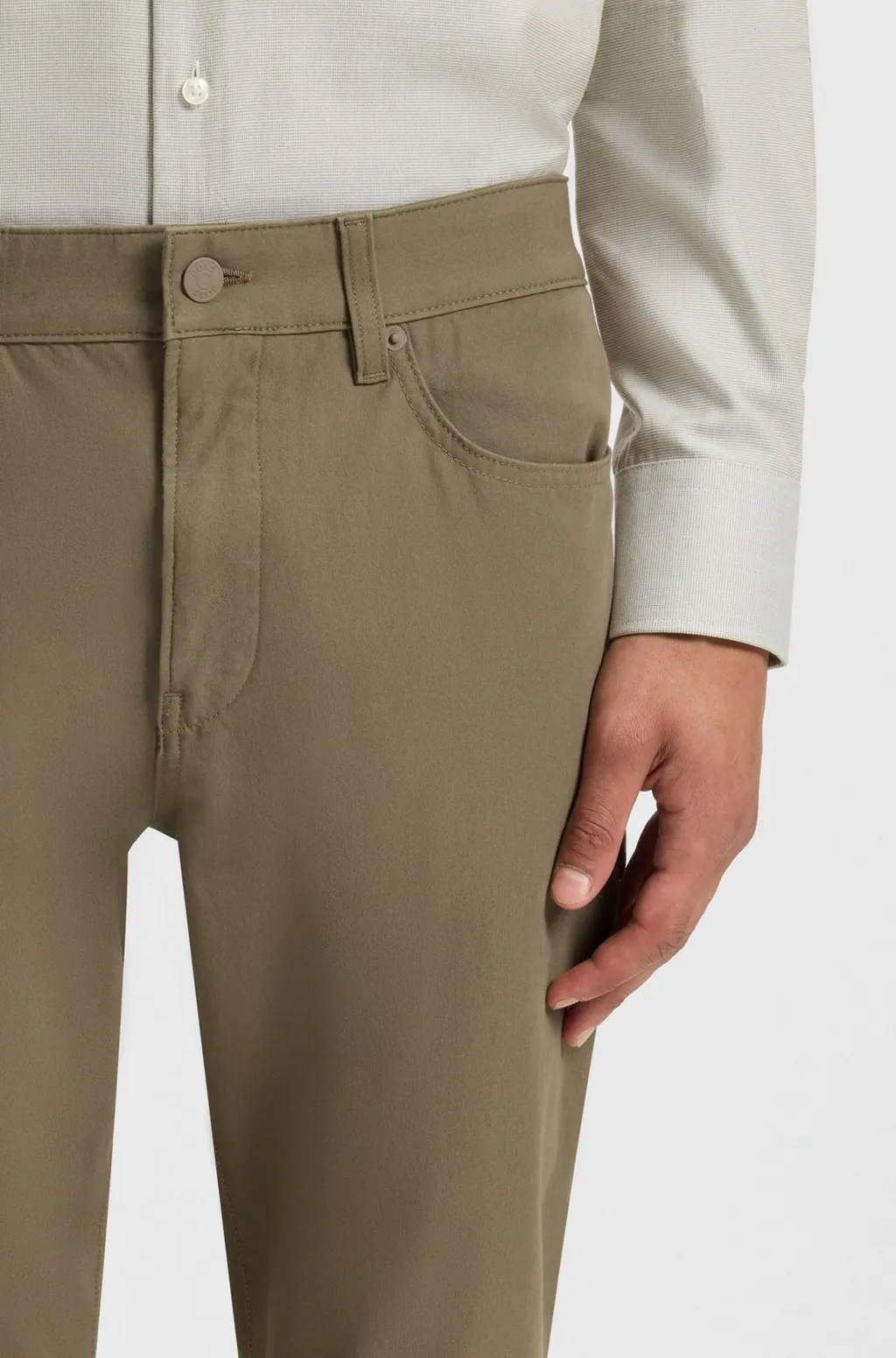 Cotton-Blend Pants