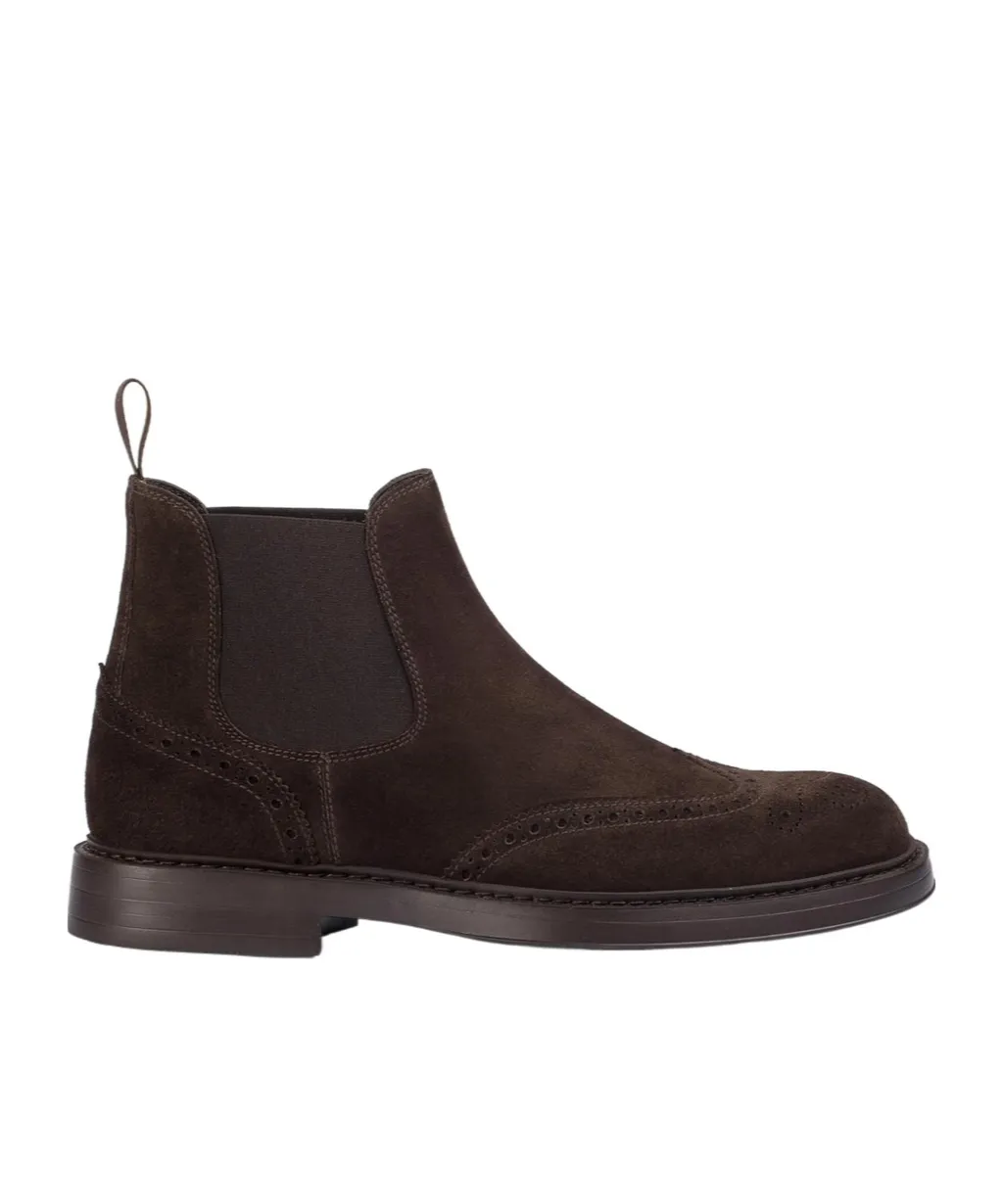 Doucal's Round Toe Ankle Boots