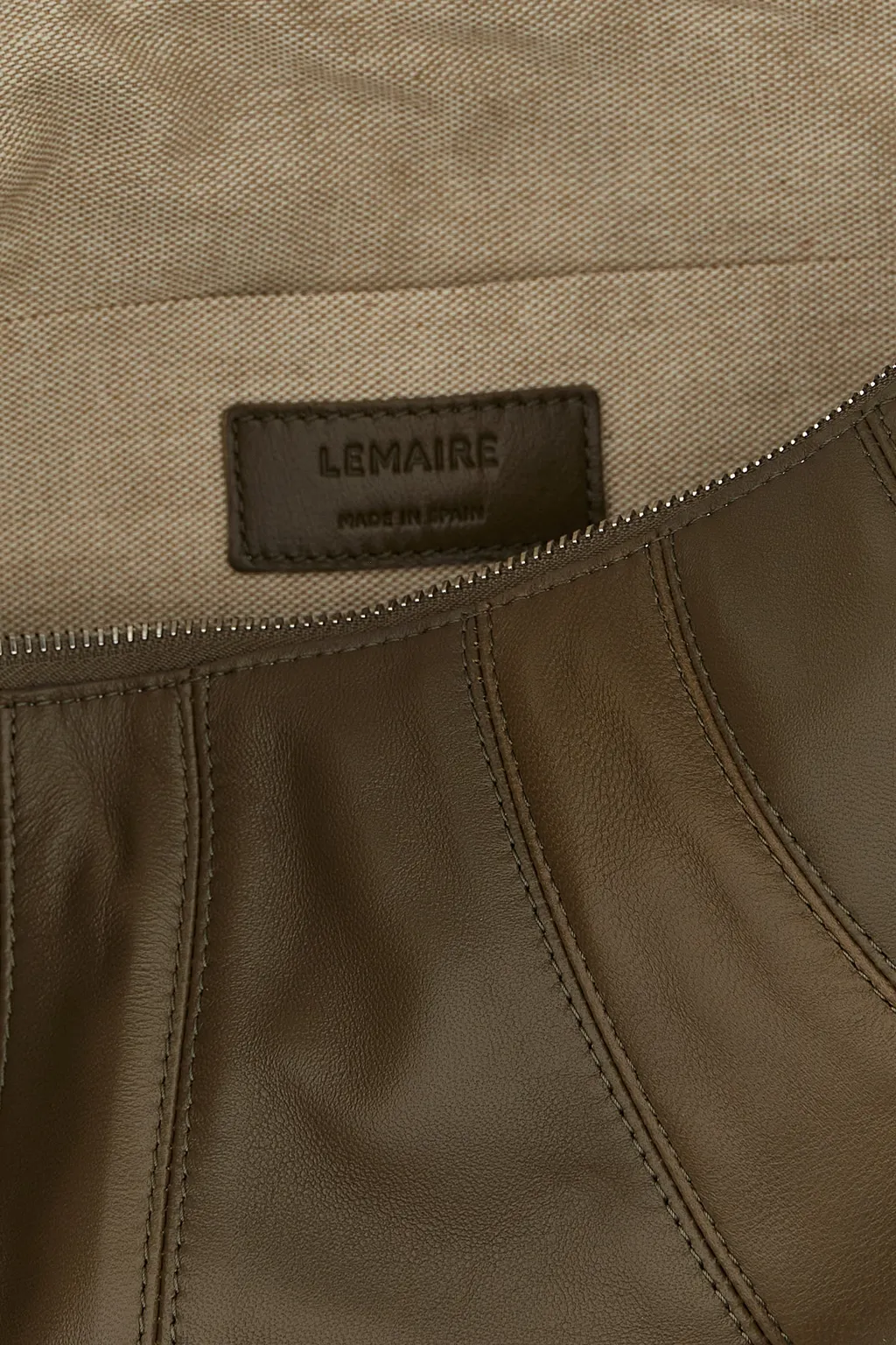 Lemaire Fortune Croissant Zipped Shoulder Bag
