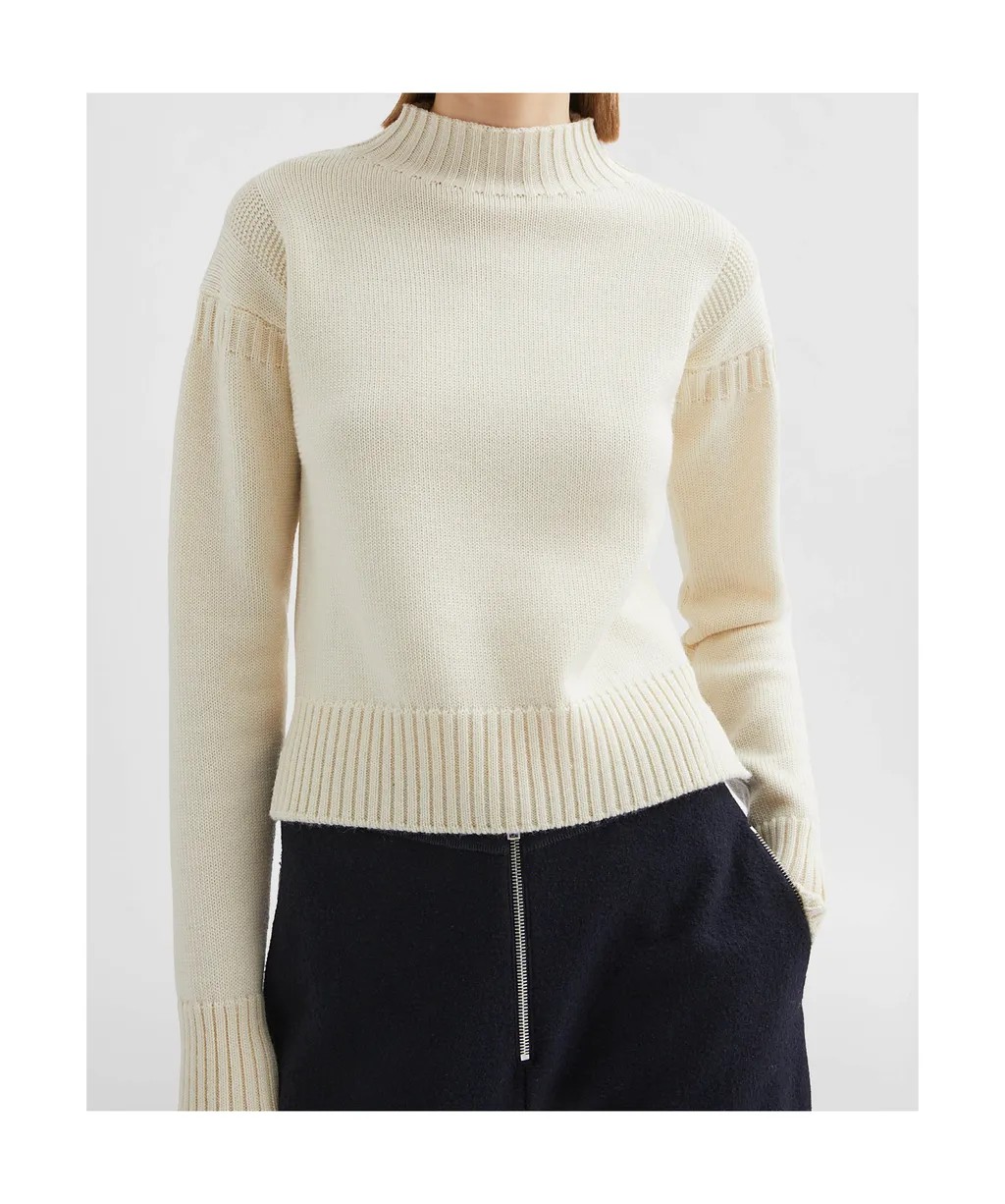 Wool Mock-Neck Sweater