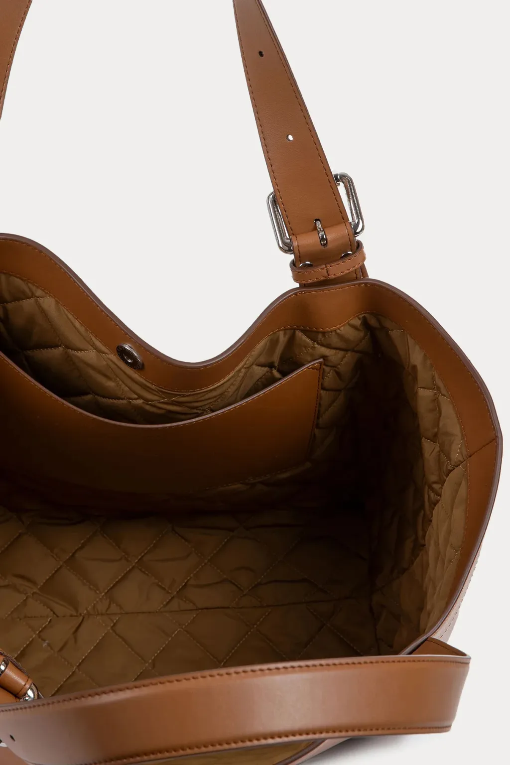 Logo Belt Crossbody Tote Bag