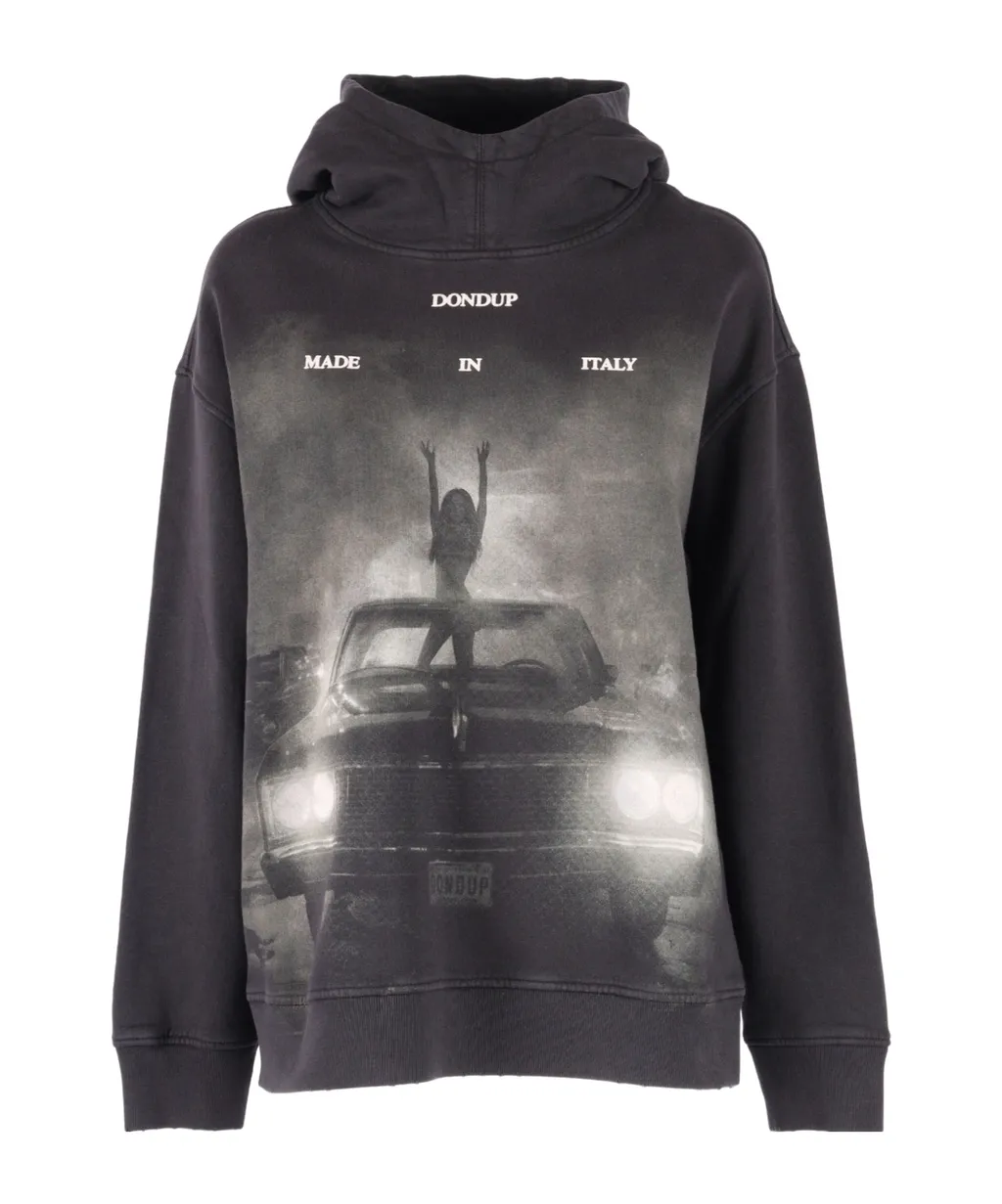 Dondup Oversized Hooded Sweater