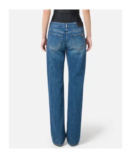 Corset-Waistband Jeans