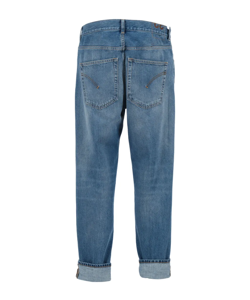 Cotton Straight-Leg Jeans
