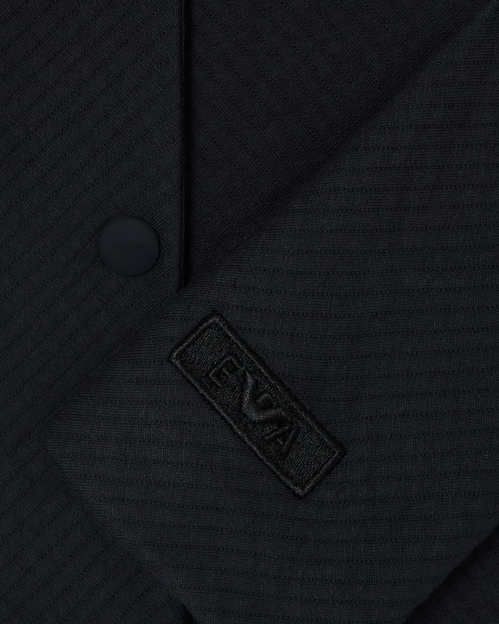 Emporio Armani Kids Quilted Jersey Double-Breasted Jacket
