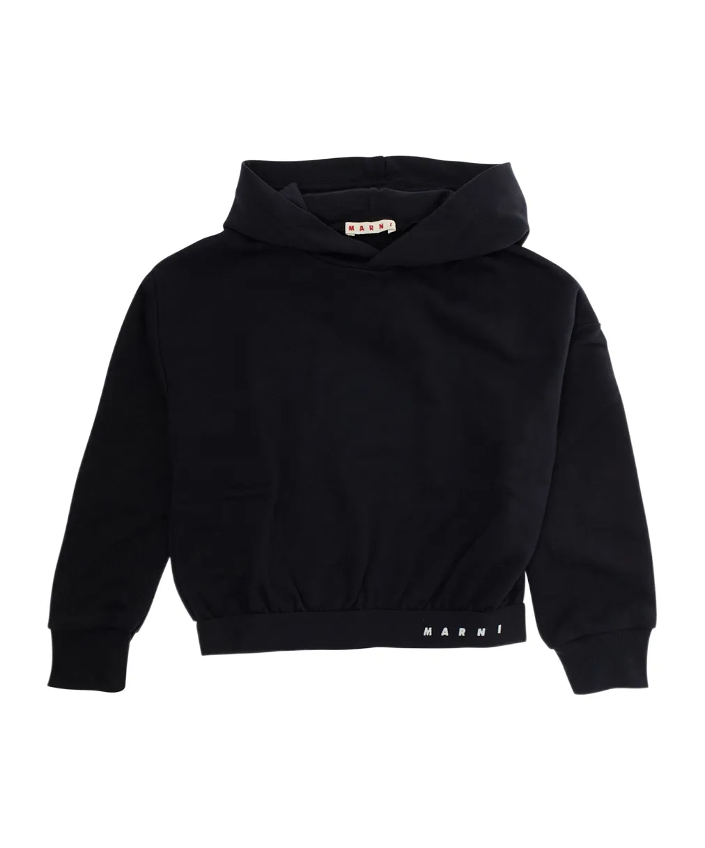 Long-Sleeved Hooded Sweatshirt