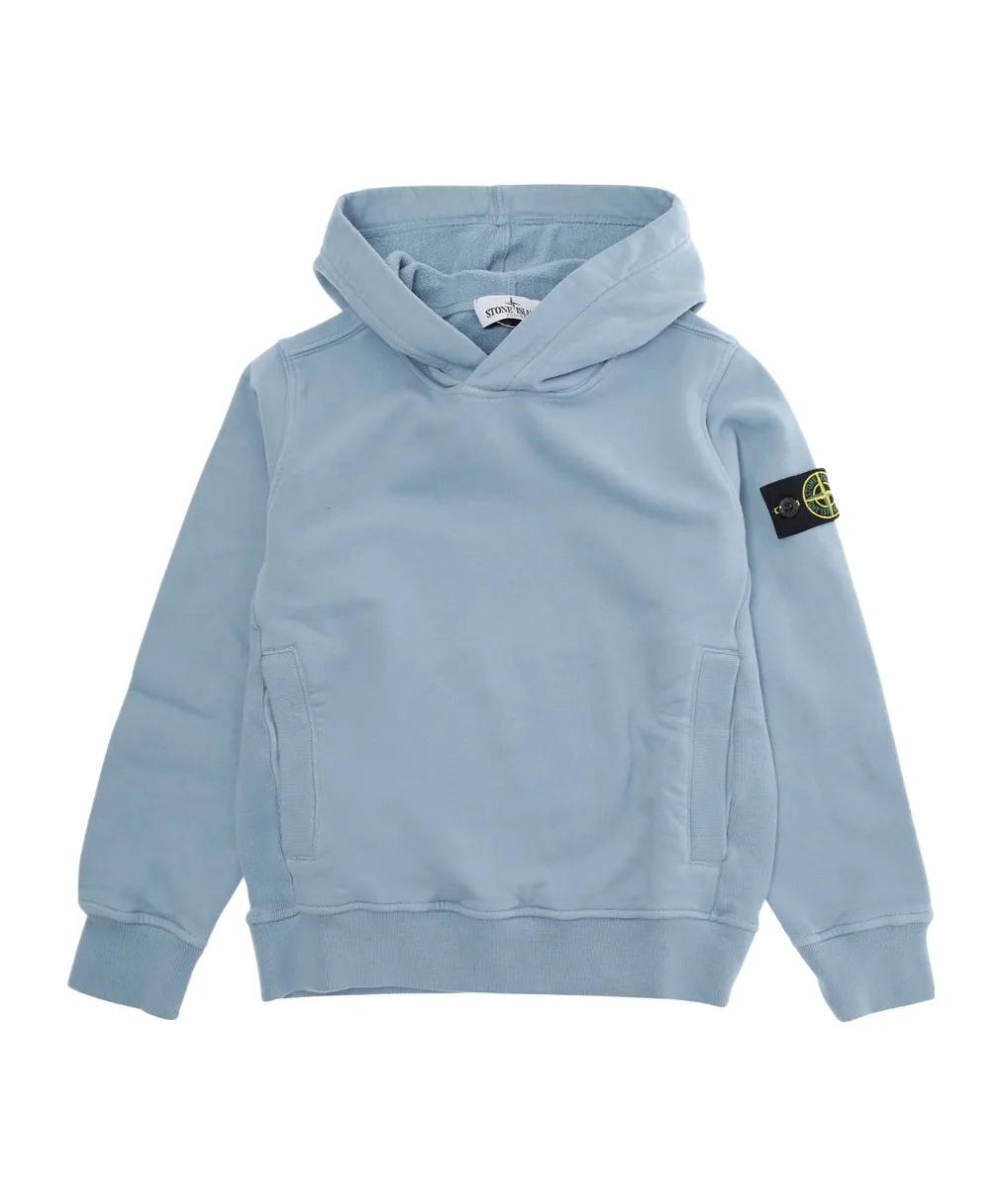 Stone Island Junior Logo Patch Hoodie