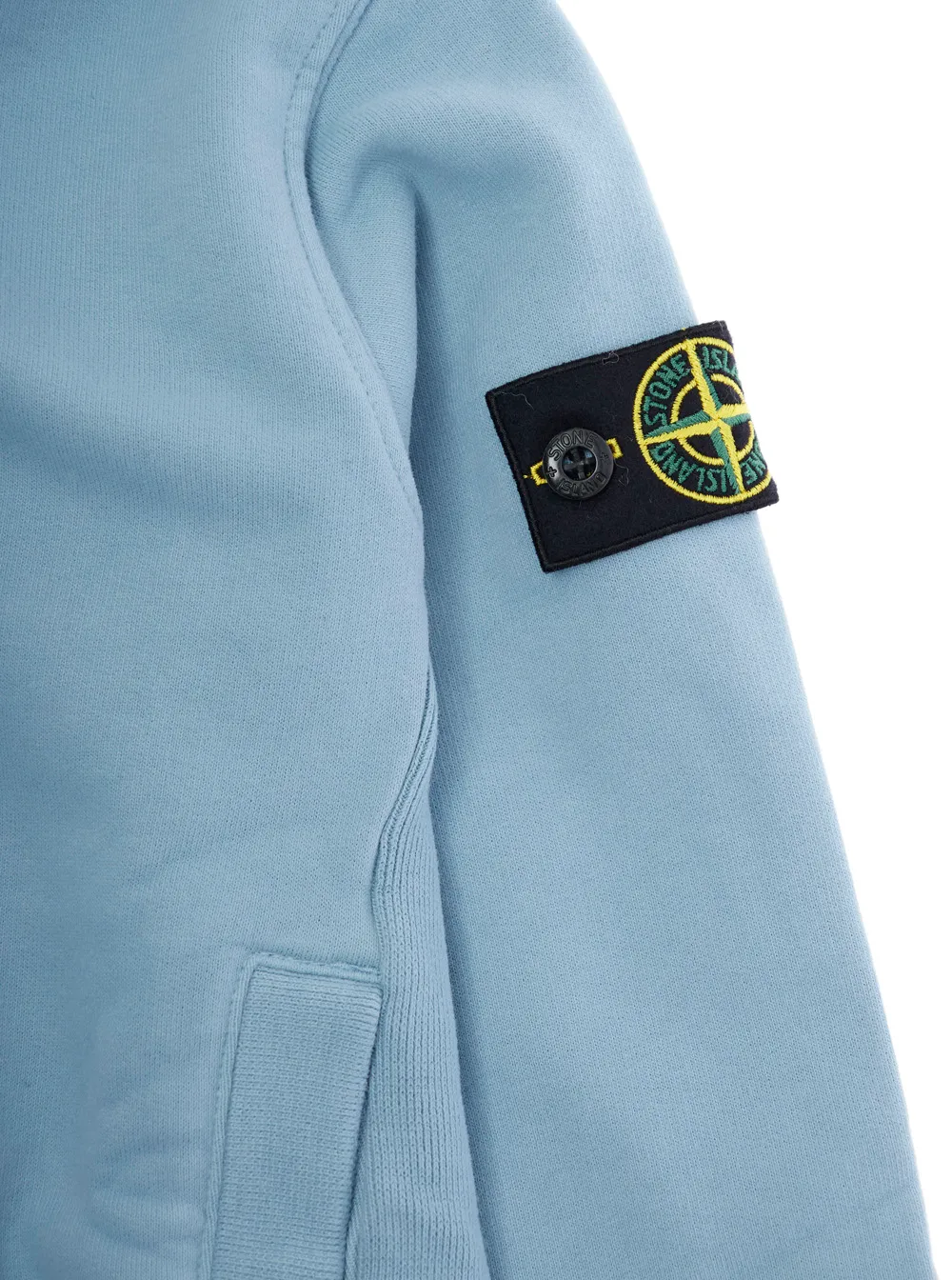 Stone Island Junior Logo Patch Hoodie