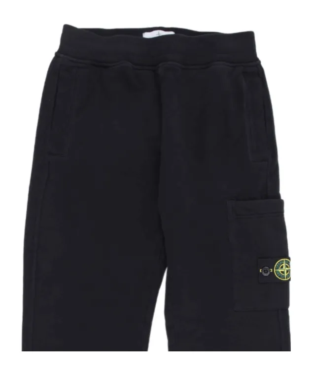 Stone Island Junior Logo Patch Trousers