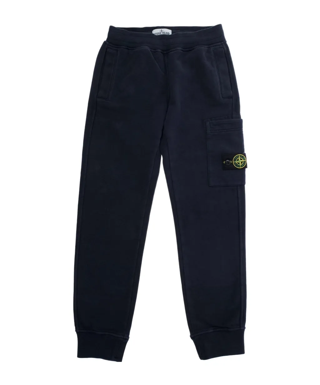 Stone Island Junior Logo Patch Trousers