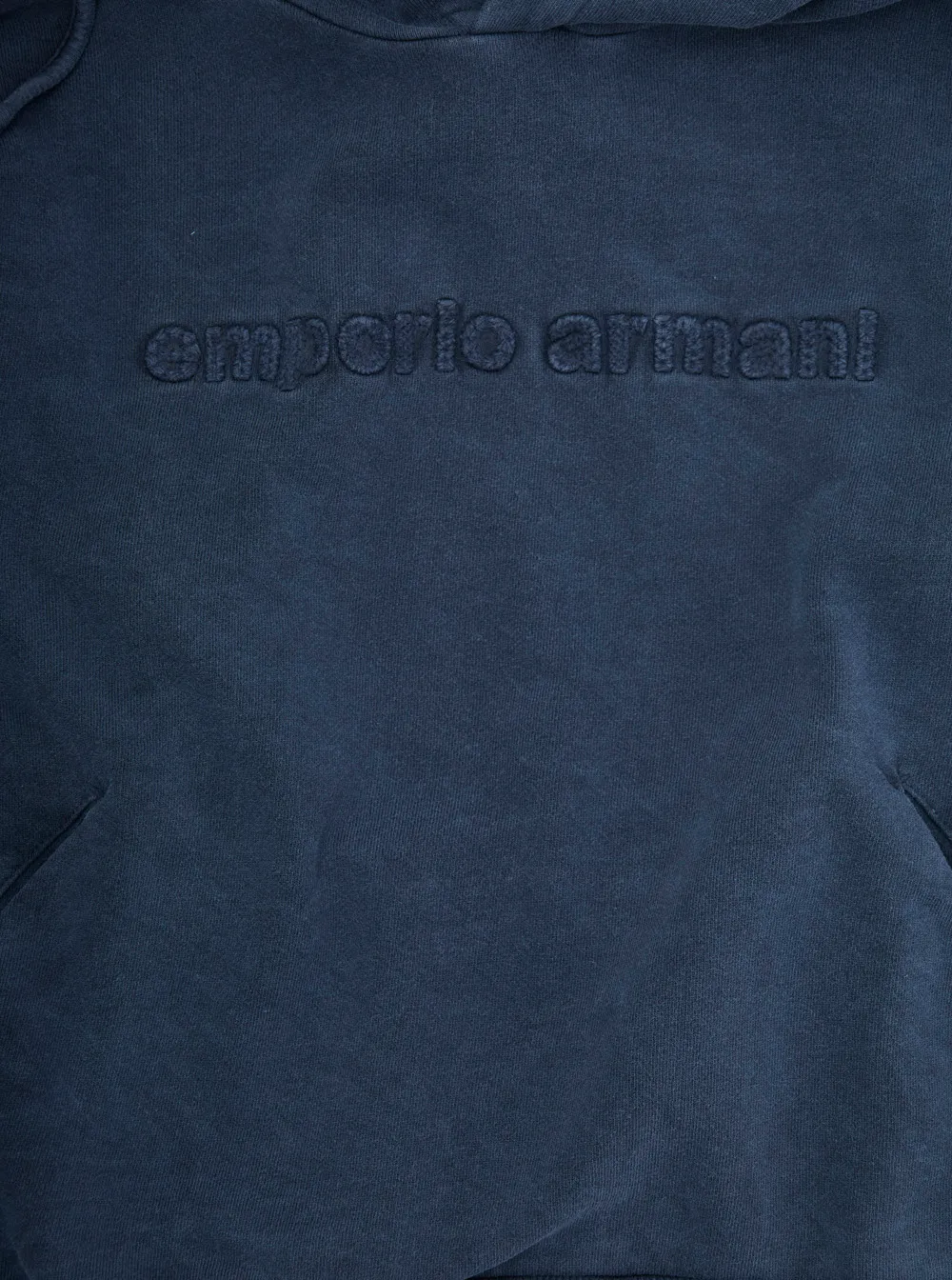 Emporio Armani Kids Long-Sleeved Logo Detailed Hoodie